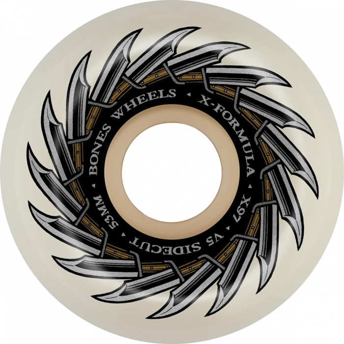 Bones XF X97 V5 Sidecut 53MM 97A Knife Fight Wheels
