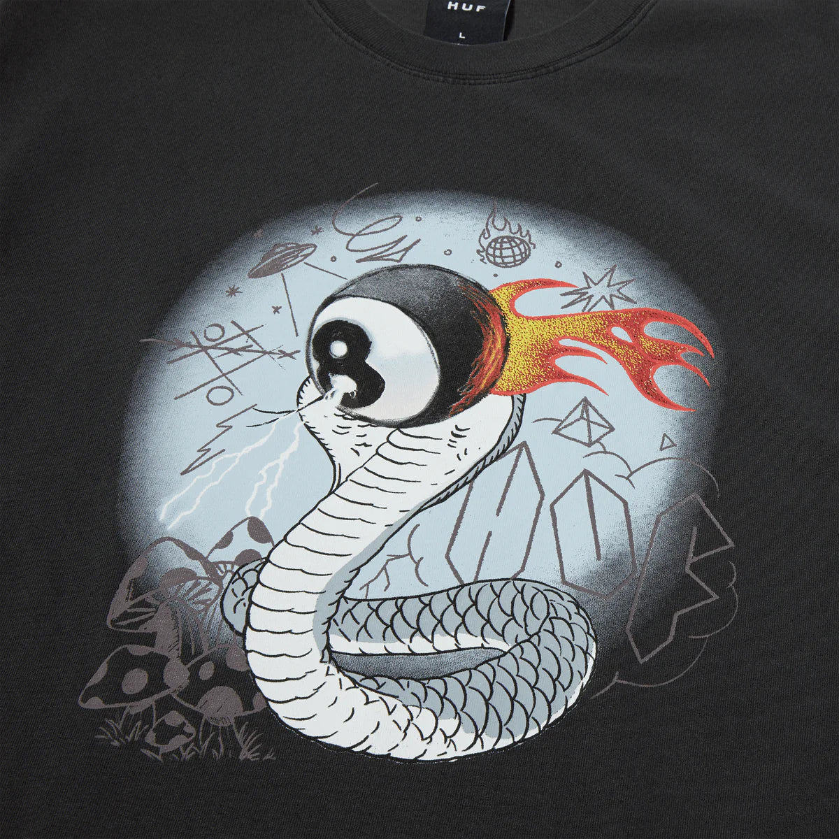 HUF Cobra-Baller Washed T-Shirt