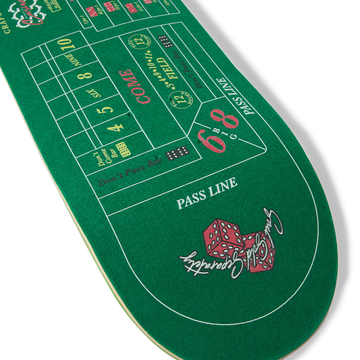 HUF x Freddie Gibbs Craps Skate Deck