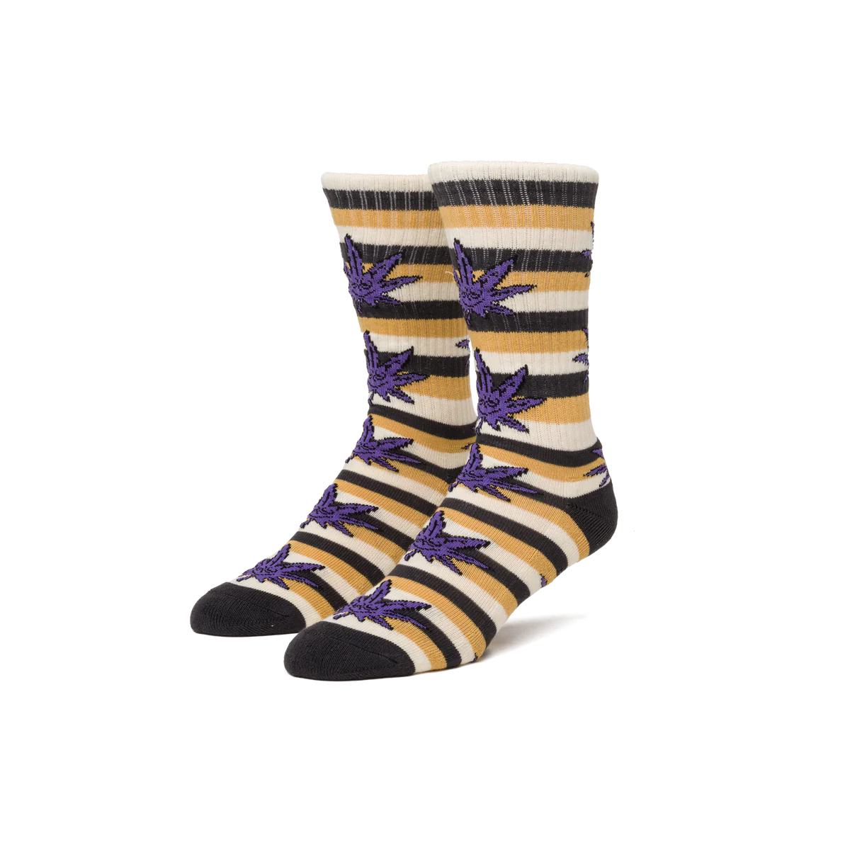 HUF Green Buddy Stripe Sock