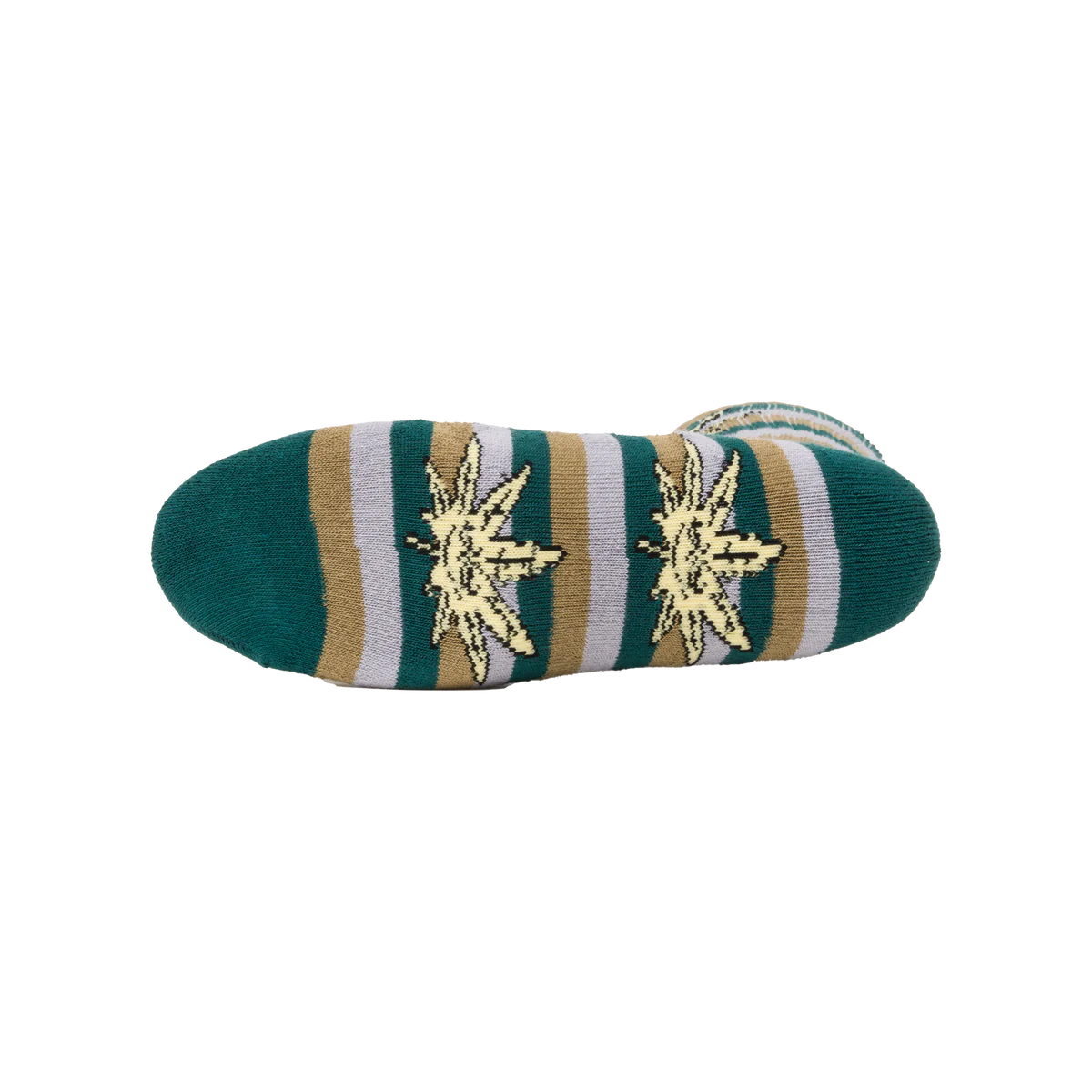 HUF Green Buddy Stripe Sock
