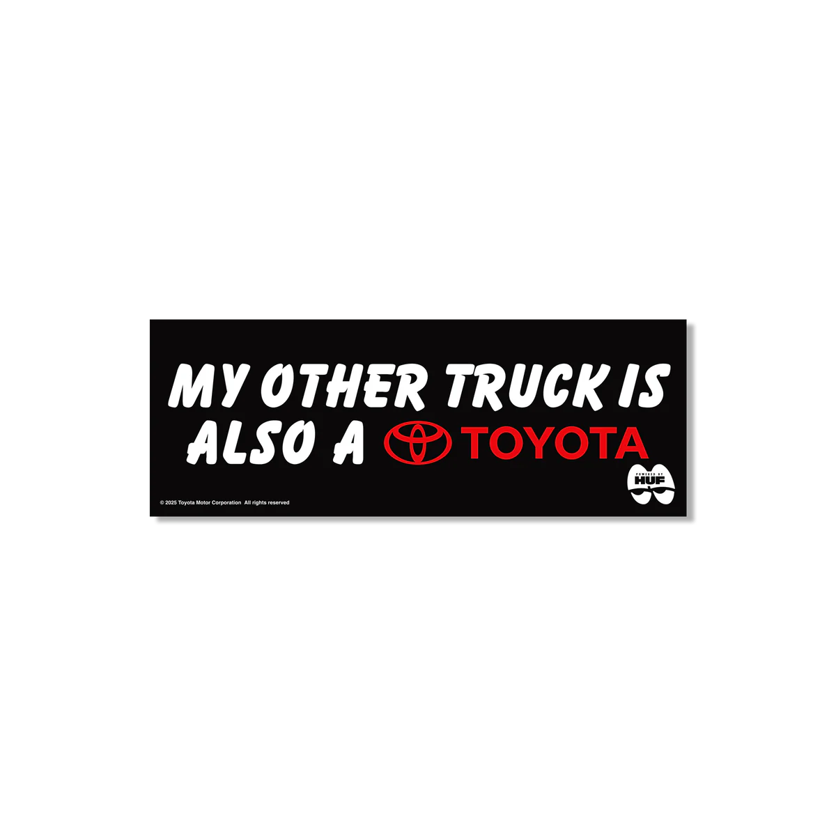 HUF x Toyota TRD Bumper Sticker