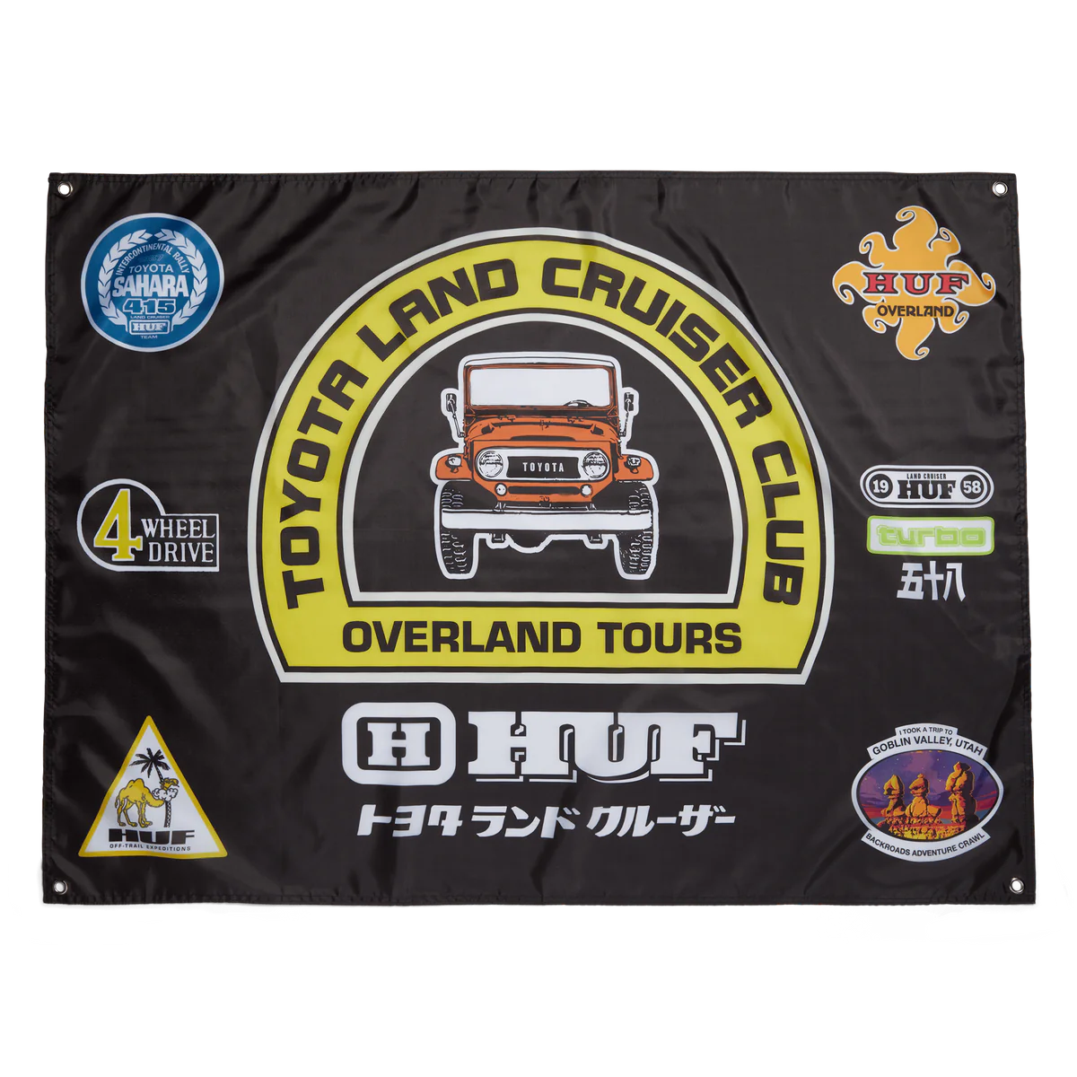 HUF x Toyota Overland Touring Banner
