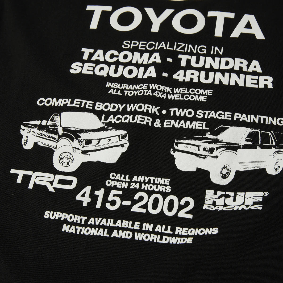 HUF x Toyota TRD Service Department T-Shirt