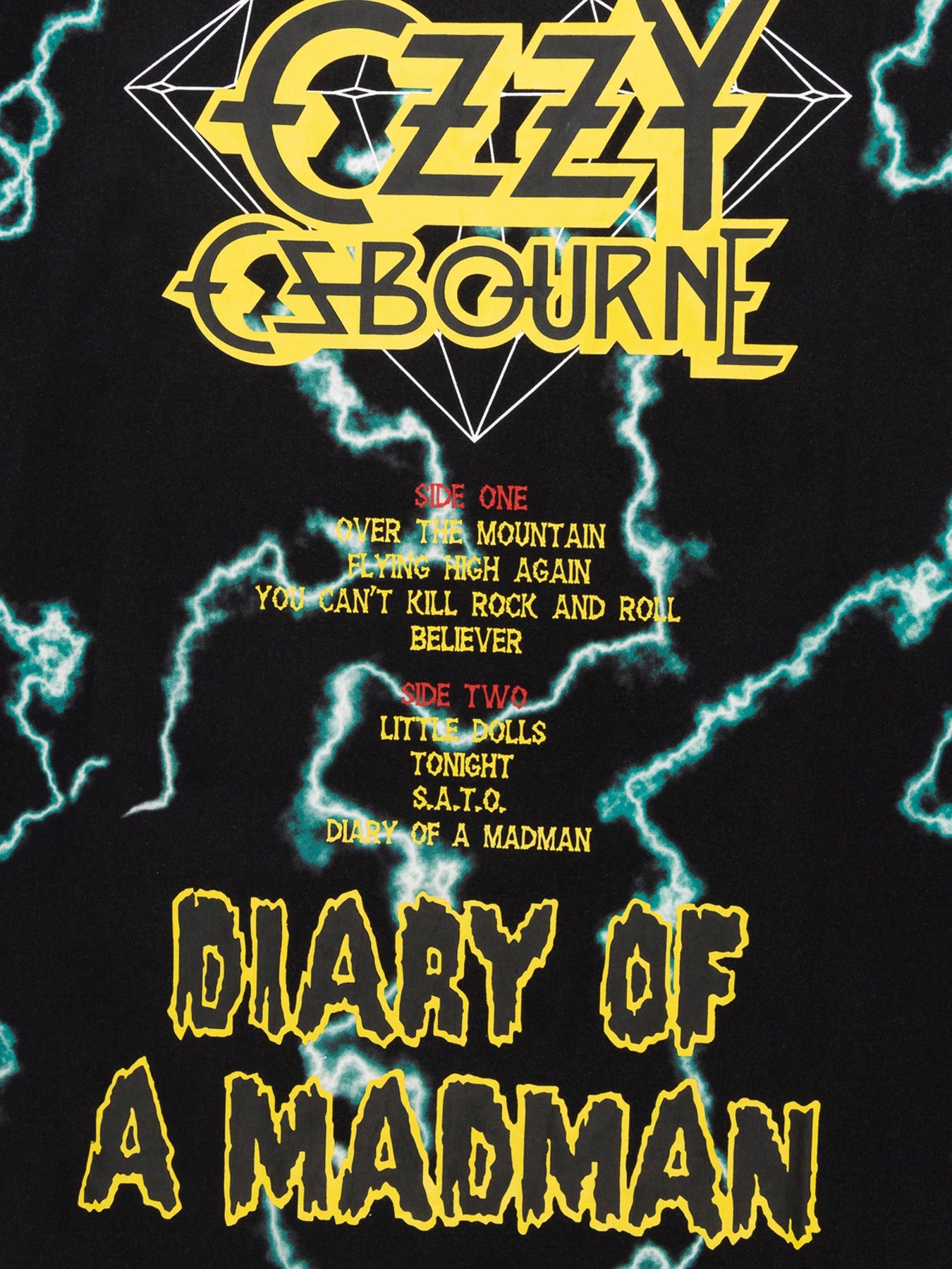 Diamond Supply Company Mad Lightning Allover Print Tee