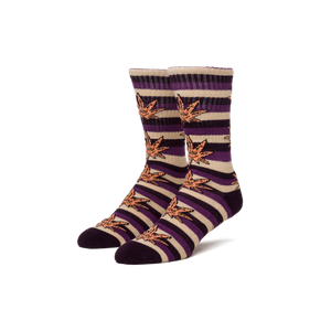HUF Green Buddy Stripe Sock
