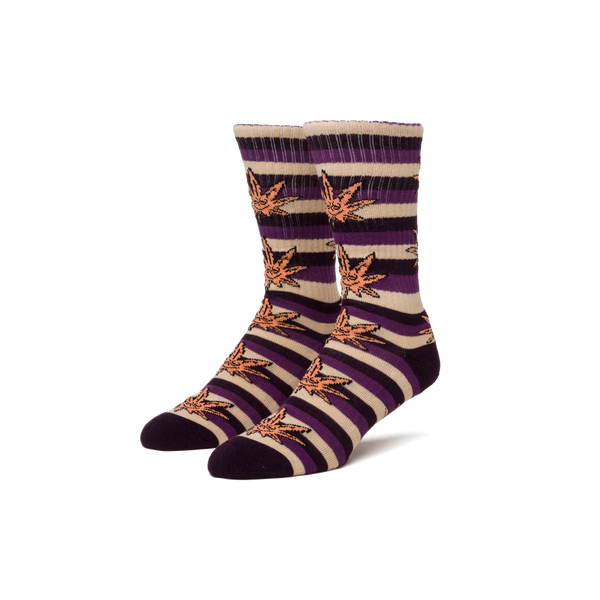 HUF Green Buddy Stripe Sock