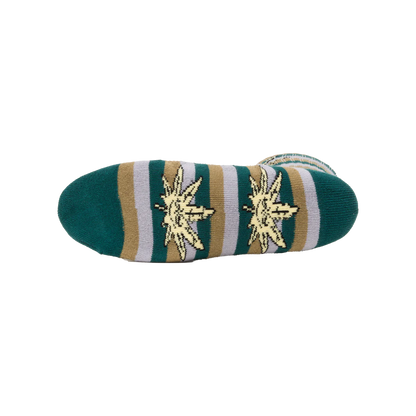 HUF Green Buddy Stripe Sock