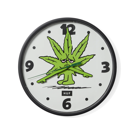 HUF Green Buddy Wall Clock