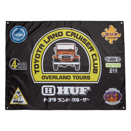 HUF x Toyota Overland Touring Banner