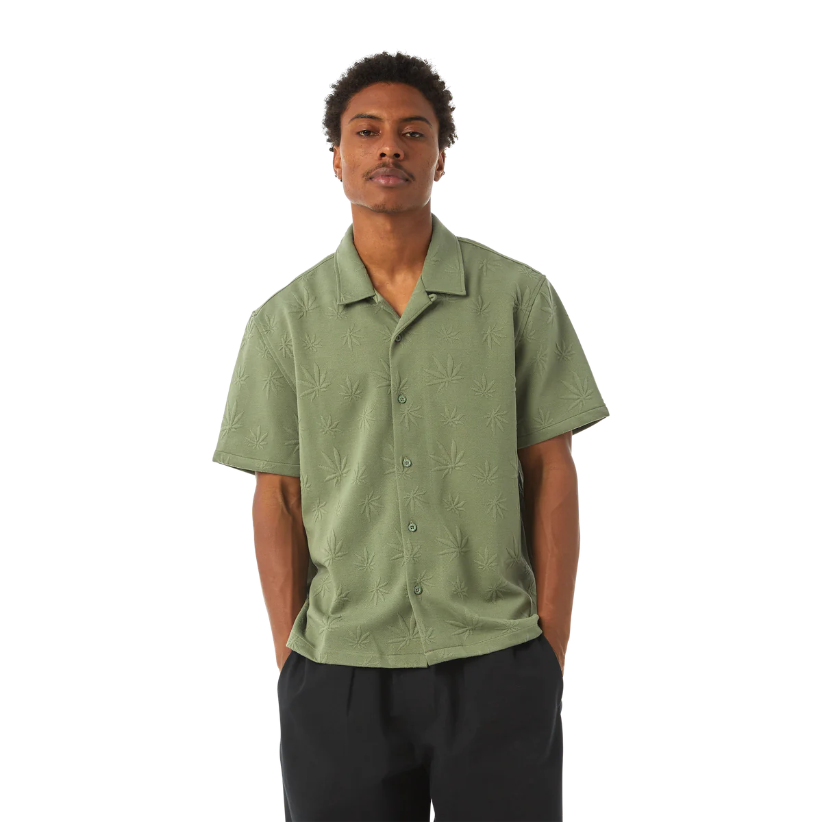 HUF Plantlife Jacquard Shirt – The Shop Streetwear