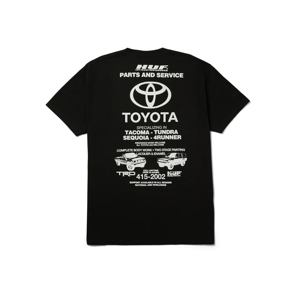 HUF x Toyota TRD Service Department T-Shirt