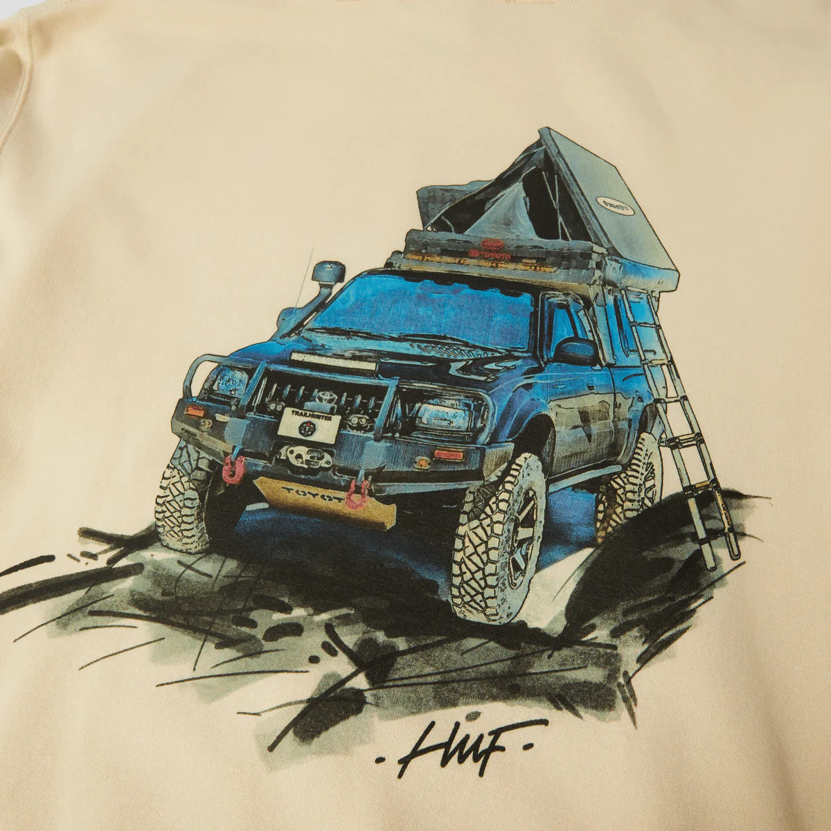 HUF x Toyota Trailhunter Tacoma Overland Pullover Hoodie