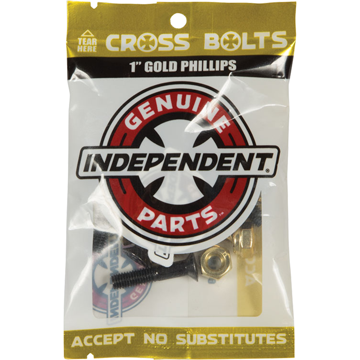 Independent Cross Bolts 1" Phillips Hardware