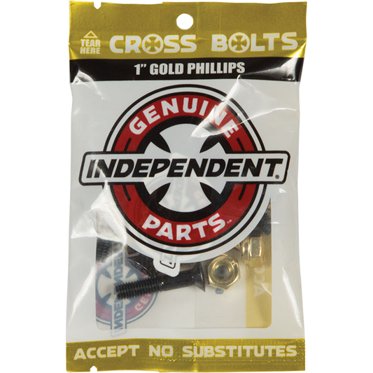 Independent Cross Bolts 1" Phillips Hardware