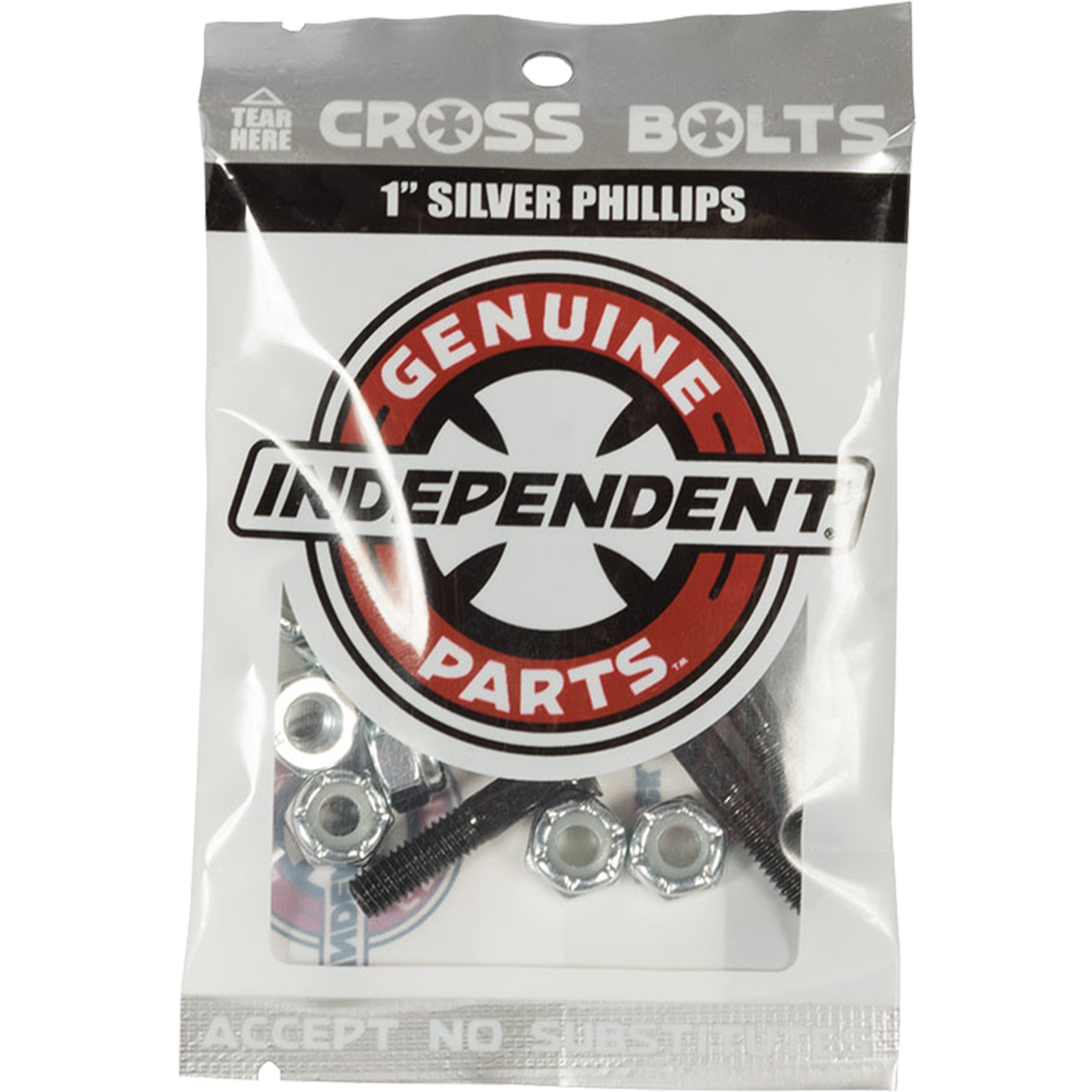 Independent Cross Bolts 1" Phillips Hardware