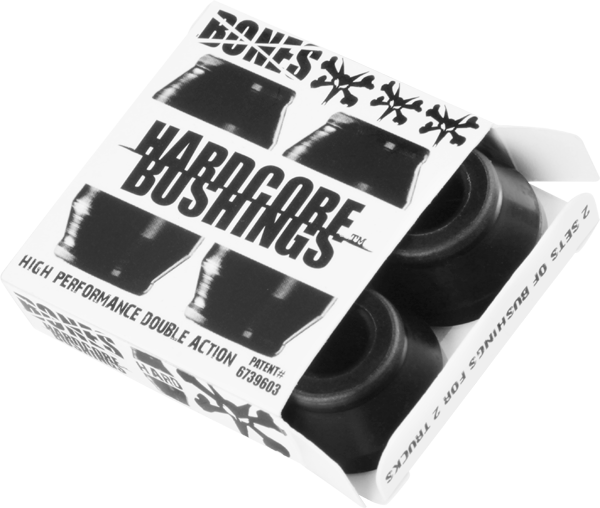 Bones Hardcore Hard Black/Black Bushings