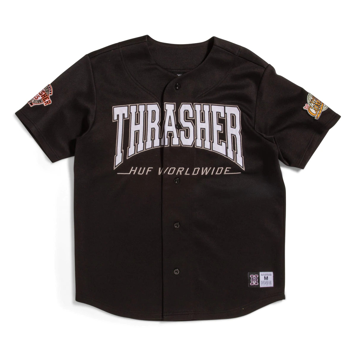 HUF x Thrasher Center Field Baseball Jersey