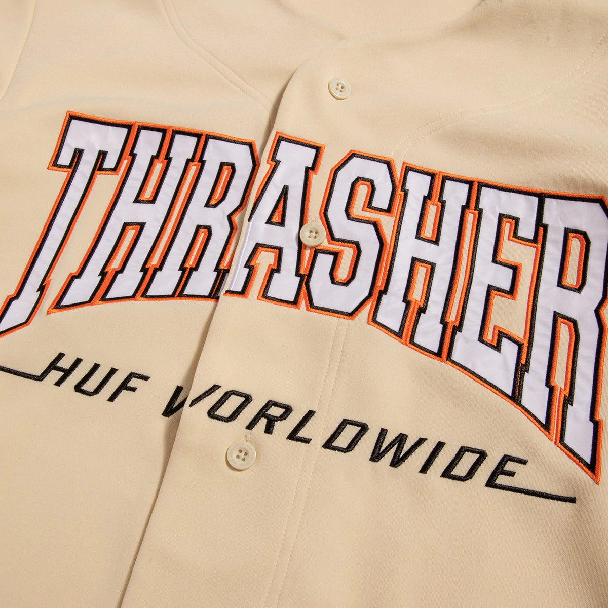 HUF x Thrasher Center Field Baseball Jersey – The Shop