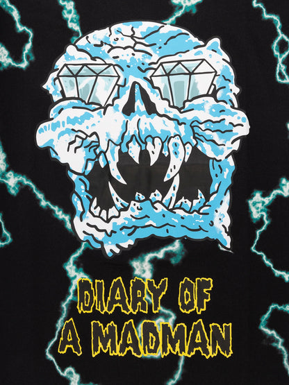Diamond Supply Company Mad Lightning Allover Print Tee
