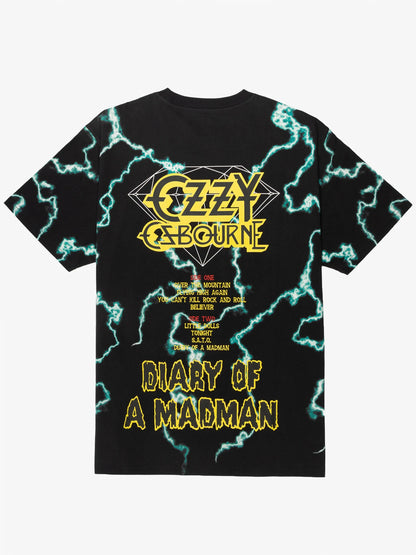 Diamond Supply Company Mad Lightning Allover Print Tee