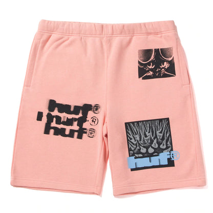 HUF Virus Fleece Short
